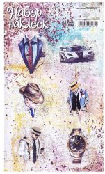 Изображение Наклейки для подарков "Модник", 16 х 9,5 см